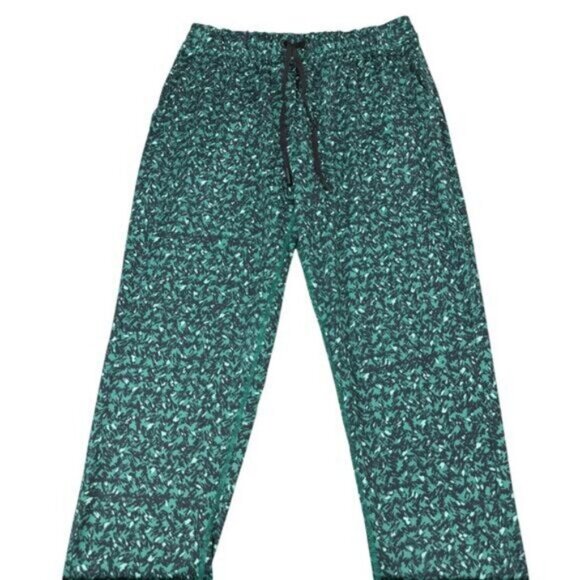 Lululemon Jet Crop Slim In Mountain Peaks Black Forage Teal Size 2 - Picture 5 of 8